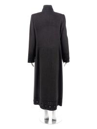 Oscar de la Renta Embroidered Cashmere Top Coat