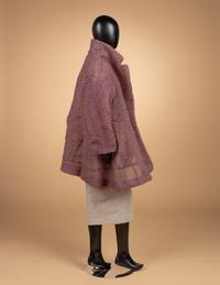 Comme des Garçons Beige Bump Dress & Pink Iridescent Jacket, Spring 1997