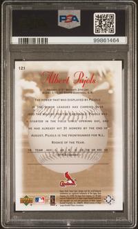 A 2001 Upper Deck Sweet Spot Albert Pujols Rookie Card No. 121 (PSA 8 NM-MT) Numbered 163/1500