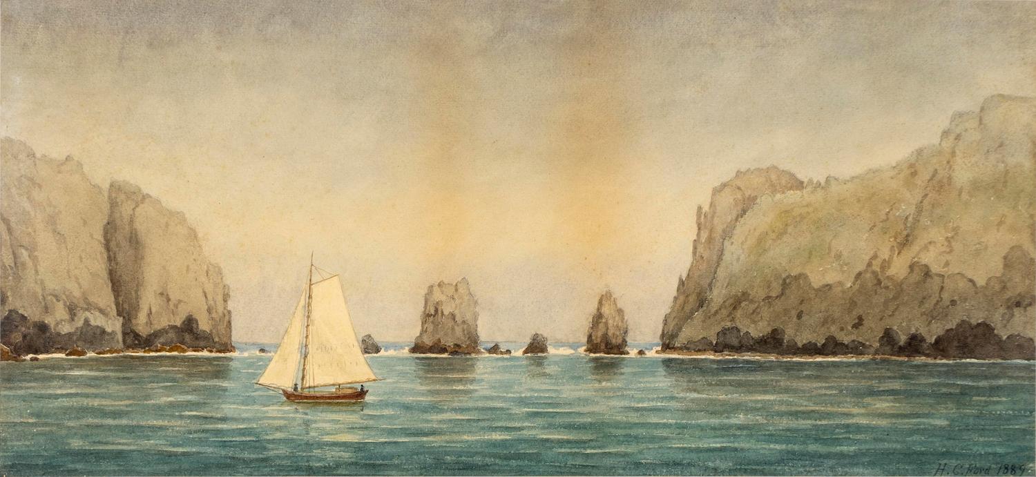 Untitled, Sailboats in the Harbor, 1889