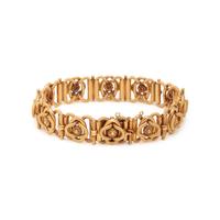 FRENCH, 19TH CENTURY YELLOW GOLD BRACELET