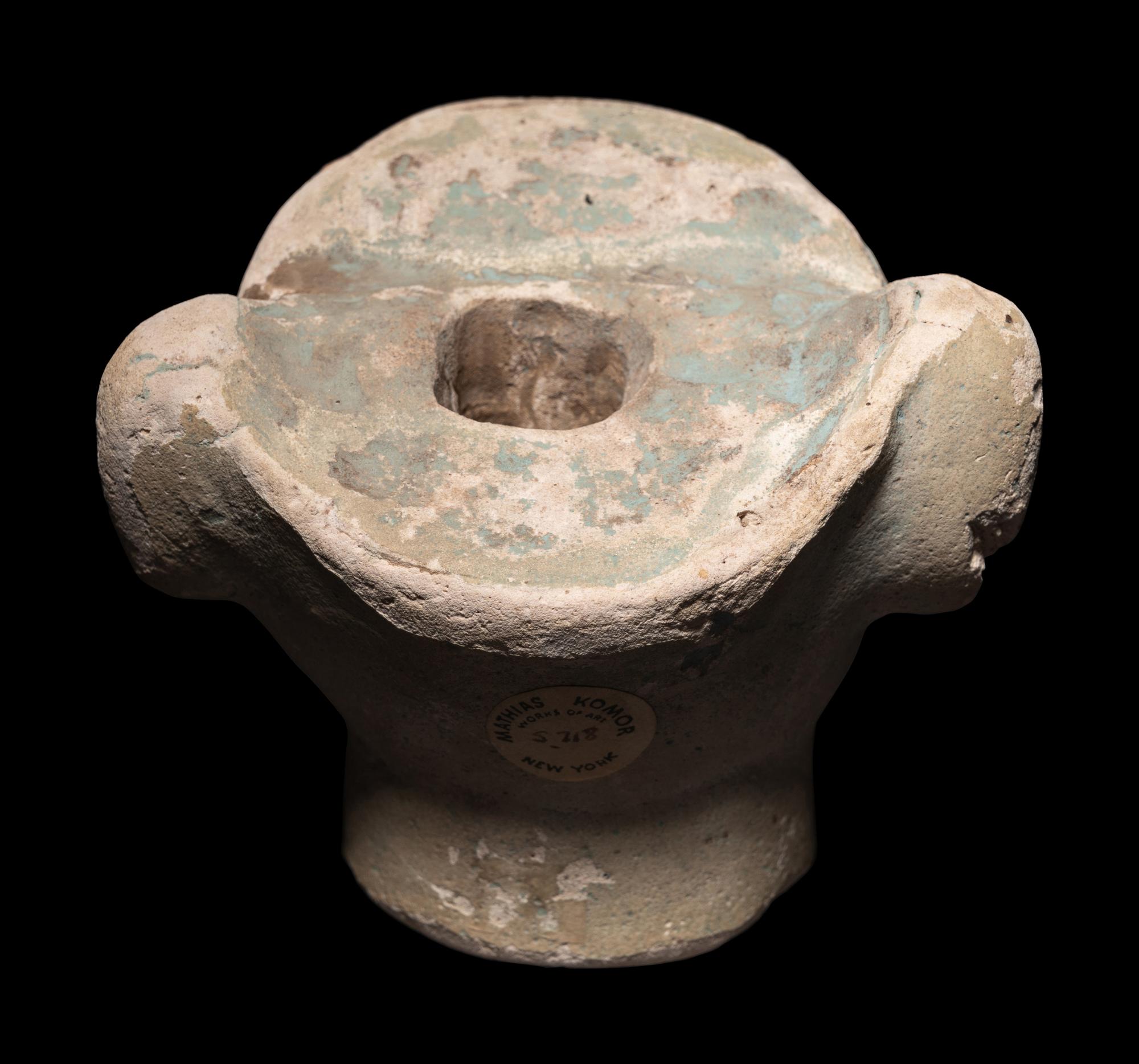 A Phoenician Faience Head