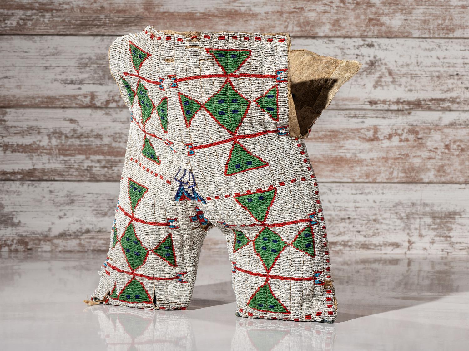 Sioux Boy's Beaded Hide Trousers