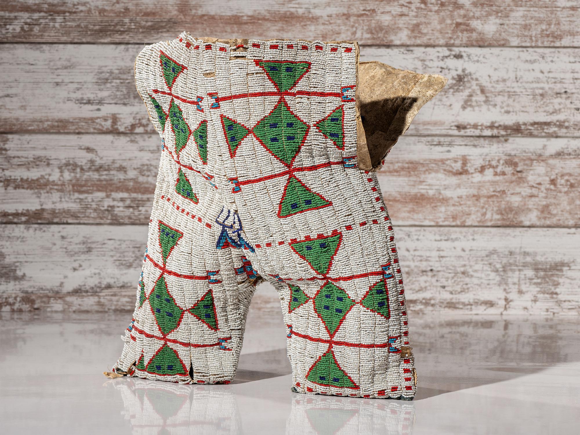 Sioux Boy's Beaded Hide Trousers