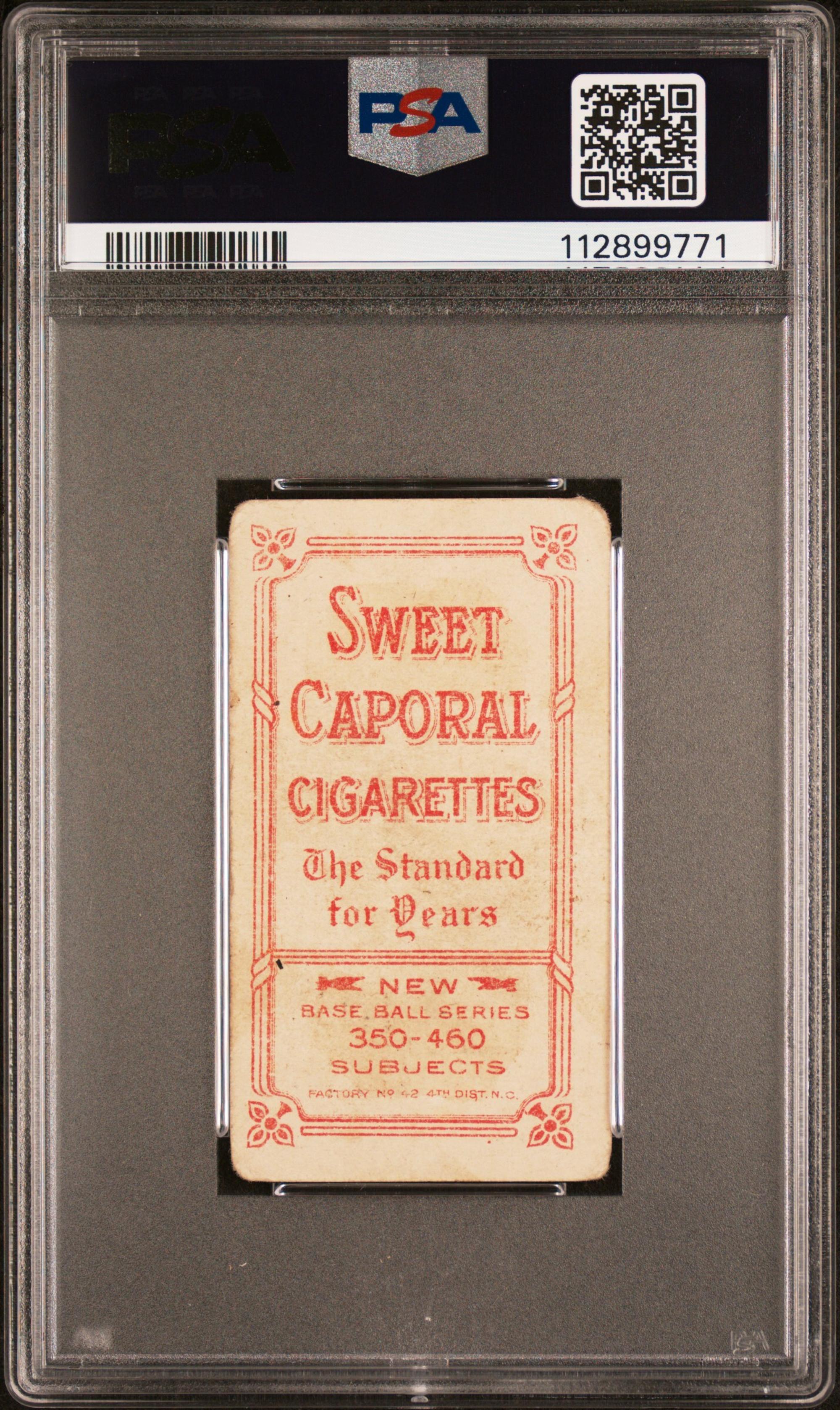A 1909-11 T206 John McGraw Glove at Hip Baseball Card (Sweet Caporal) (PSA 2 GOOD)