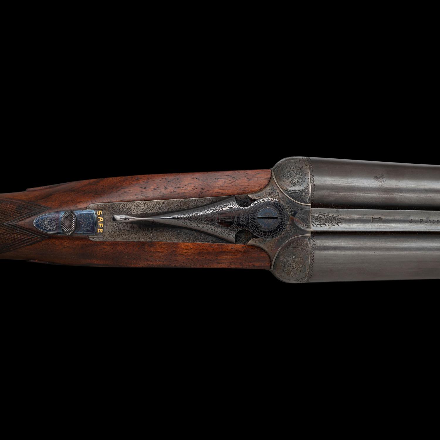 **A Pair of Consecutively Numbered James Purdey & Sons 20 Bore SxS Hammerless Shotguns Made for the Spanish Marquis de Villabragima, in Original Motor Case with Accessories