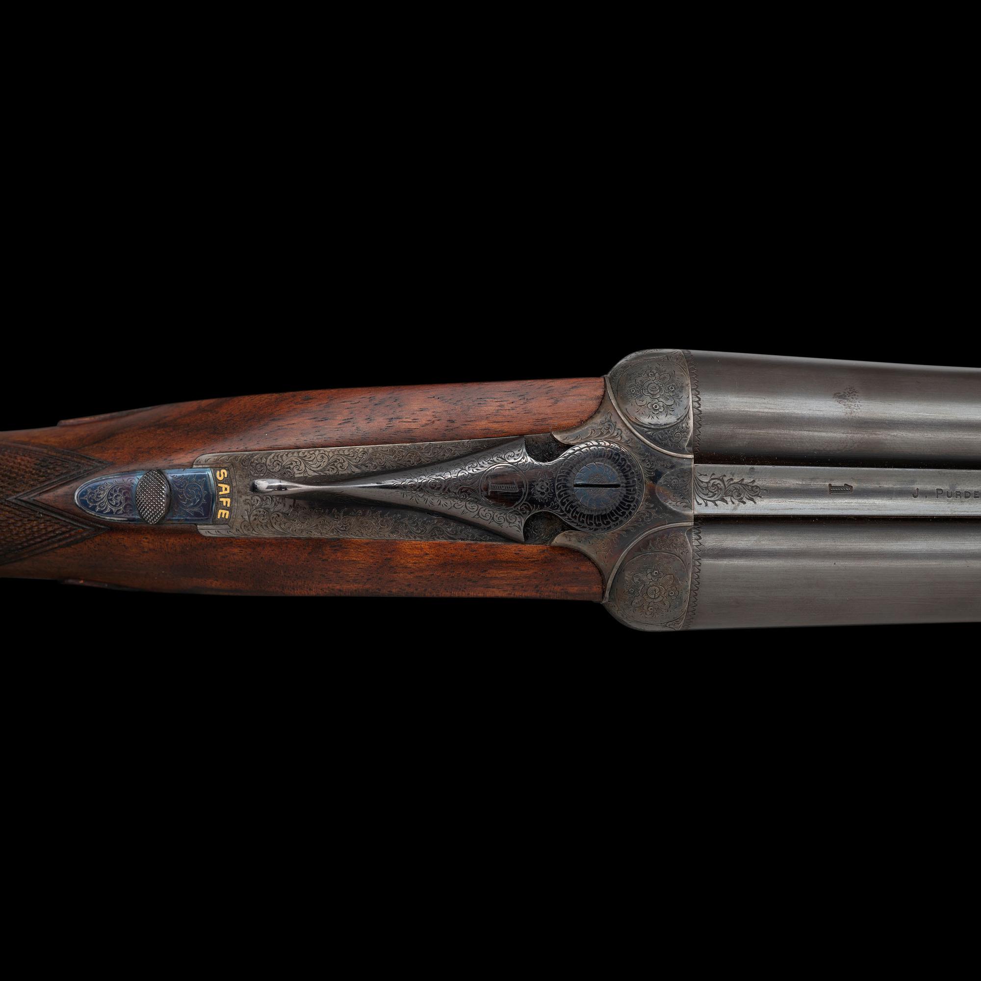 **A Pair of Consecutively Numbered James Purdey & Sons 20 Bore SxS Hammerless Shotguns Made for the Spanish Marquis de Villabragima, in Original Motor Case with Accessories