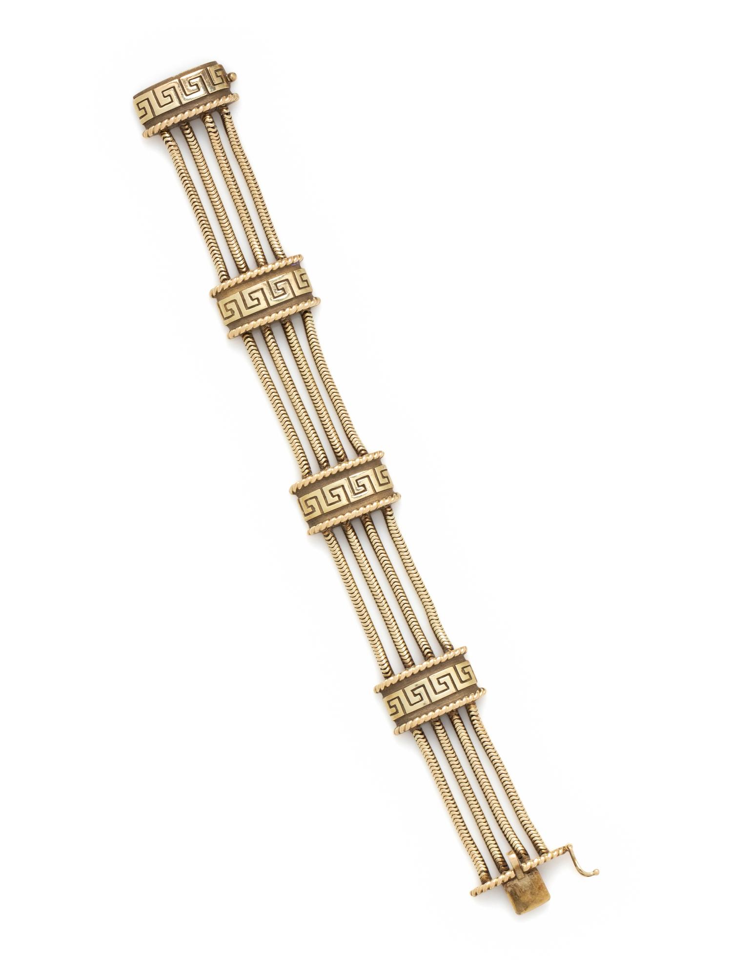 MAZ, YELLOW GOLD BRACELET