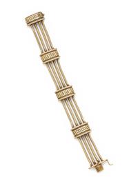 MAZ, YELLOW GOLD BRACELET
