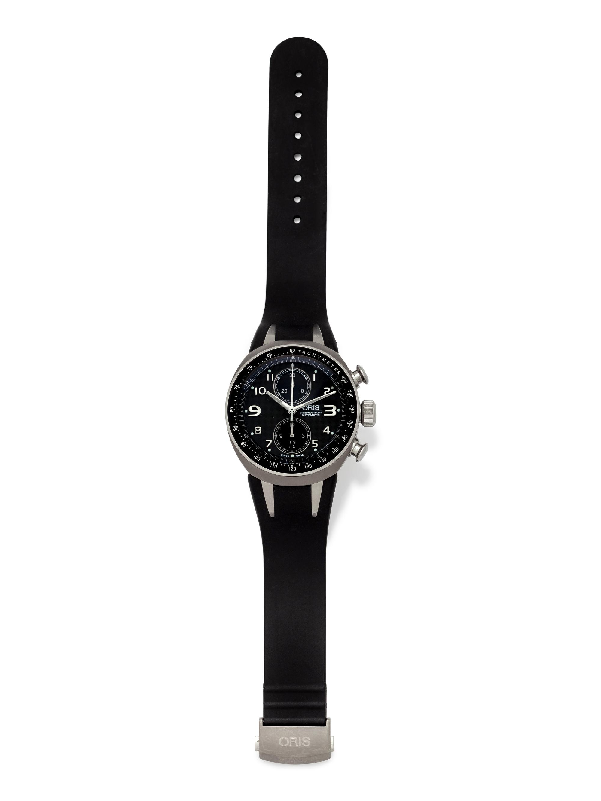 Oris, Limited Edition Titanium Ref. 7587 'Williams TT3' Chronograph Wristwatch