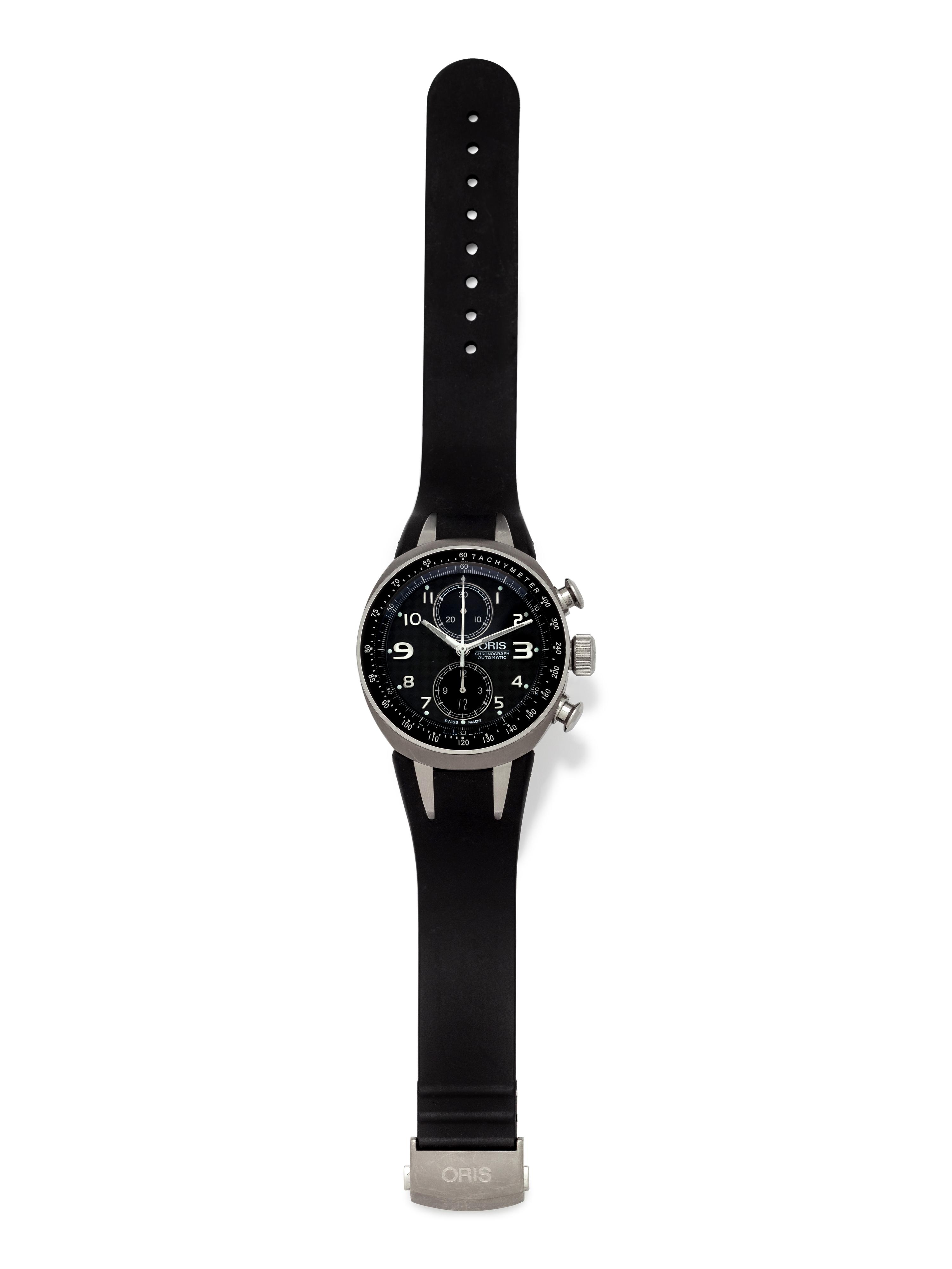 Oris, Limited Edition Titanium Ref. 7587 'Williams TT3' Chronograph Wristwatch