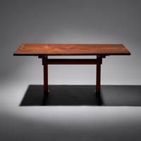 Trestle two-board dining table, 1964