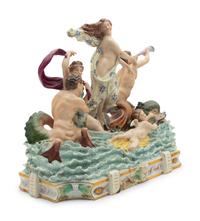 A Continental Porcelain Figural Group