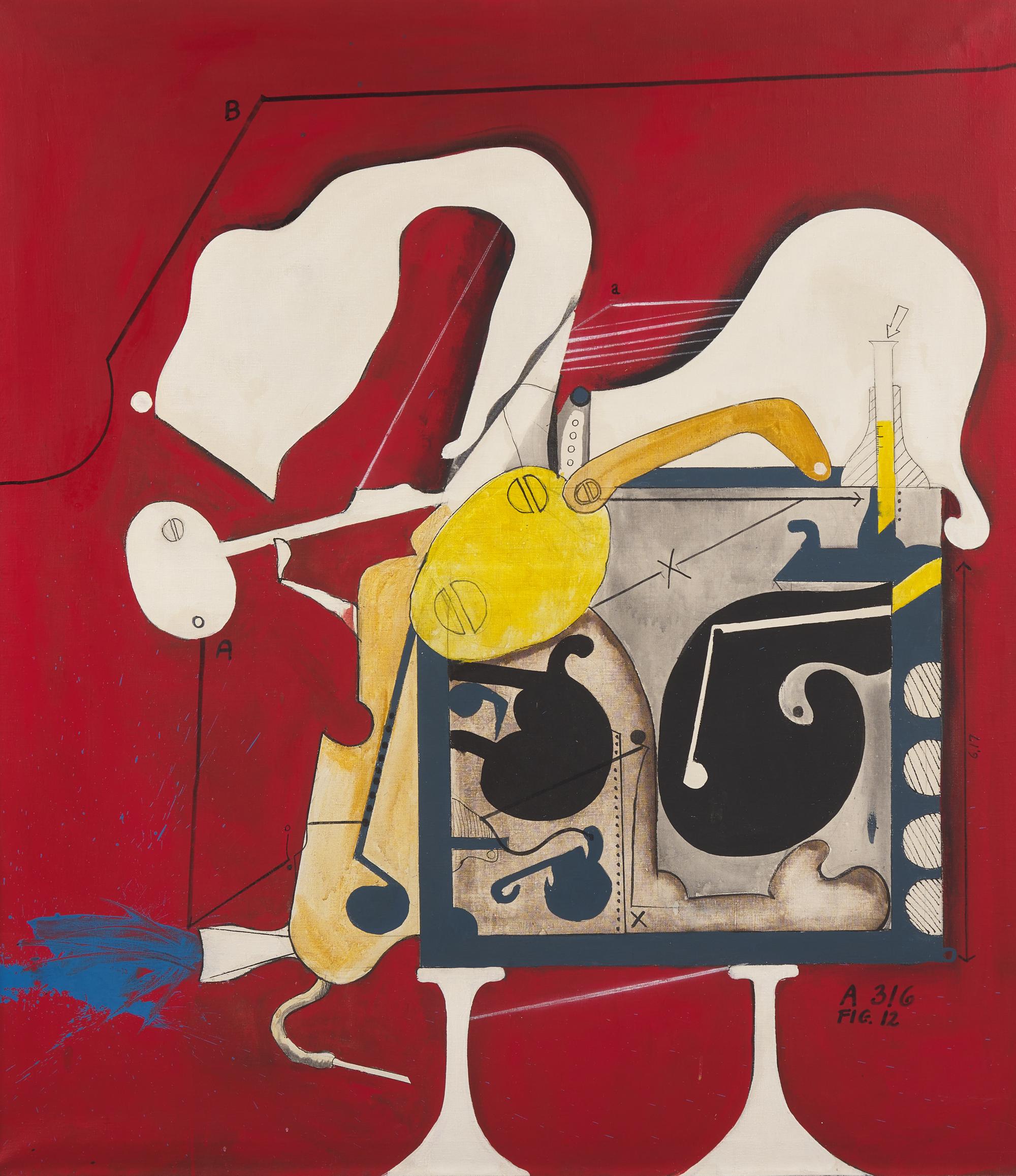 Per Arnoldi (Danish, b. 1941) — Stor eksplosionsmotor, 1964