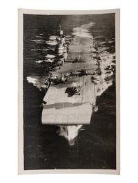 [GERMAN BATTLESHIP BISMARCK]. An archive of photographs and postcards relating to the British hunt for the German battleship Bismarck, ca. 1940s.