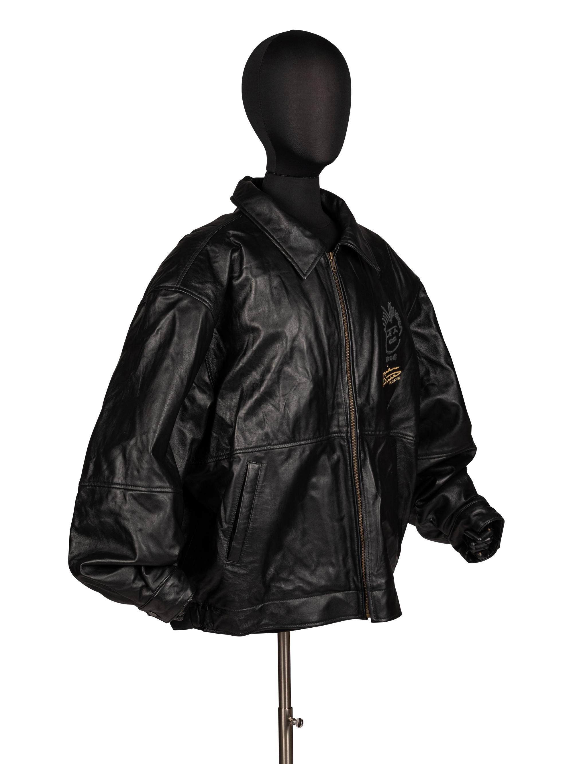 Mike Ditka's Personally Owned and Worn Mike Ditka Brand Leather Jacket