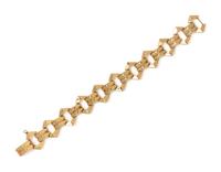 RETRO, YELLOW GOLD BRACELET