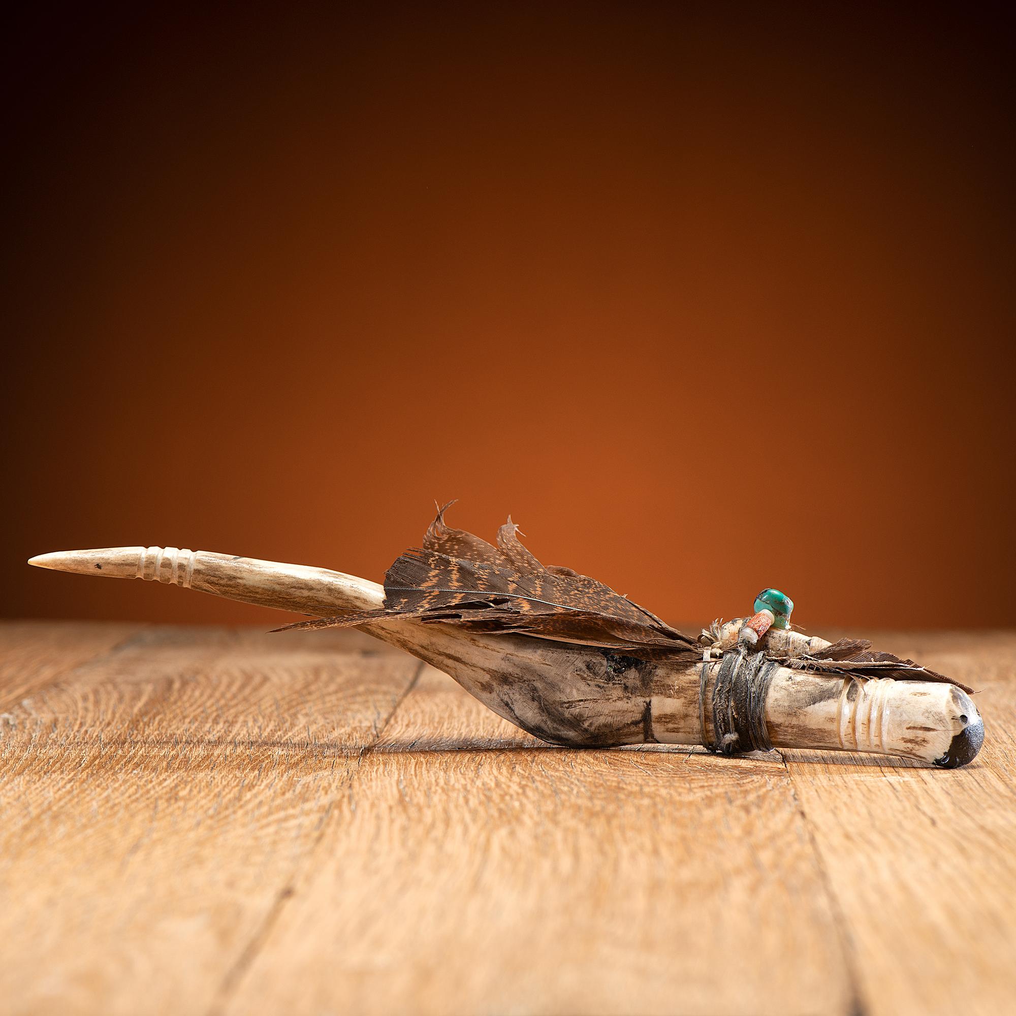 Teddy Weahkee (Zuni, 1890-1965) Attributed, Antler Fetish