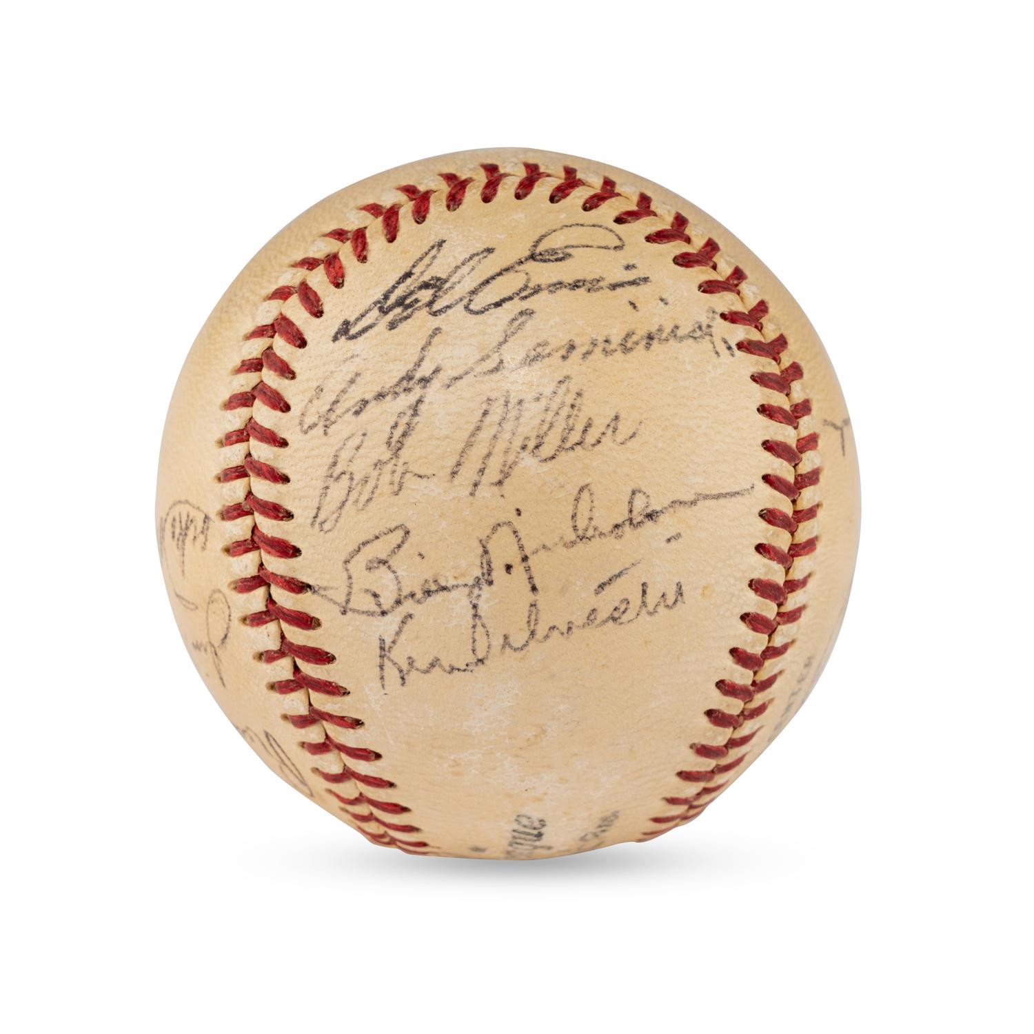 A 1951 Philadelphia Phillies Team Signed Autograph Baseball