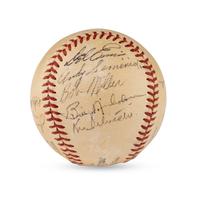 A 1951 Philadelphia Phillies Team Signed Autograph Baseball