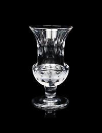 A Cartier La Maison Du Shogun Cut Glass Vase