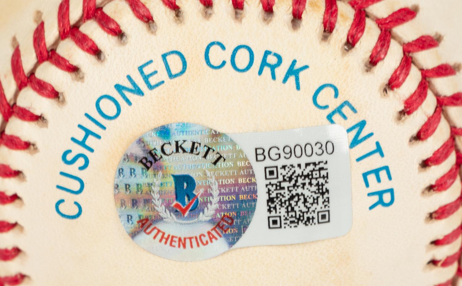 A Group of 16 Hall of Fame Signed Autograph Baseballs (Beckett Authentication Services BAS Certified),