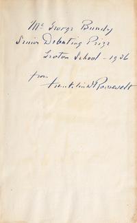 [Presidential] [Roosevelt, Franklin D.] Brown, Thomas. Certain Miscellany Tracts
