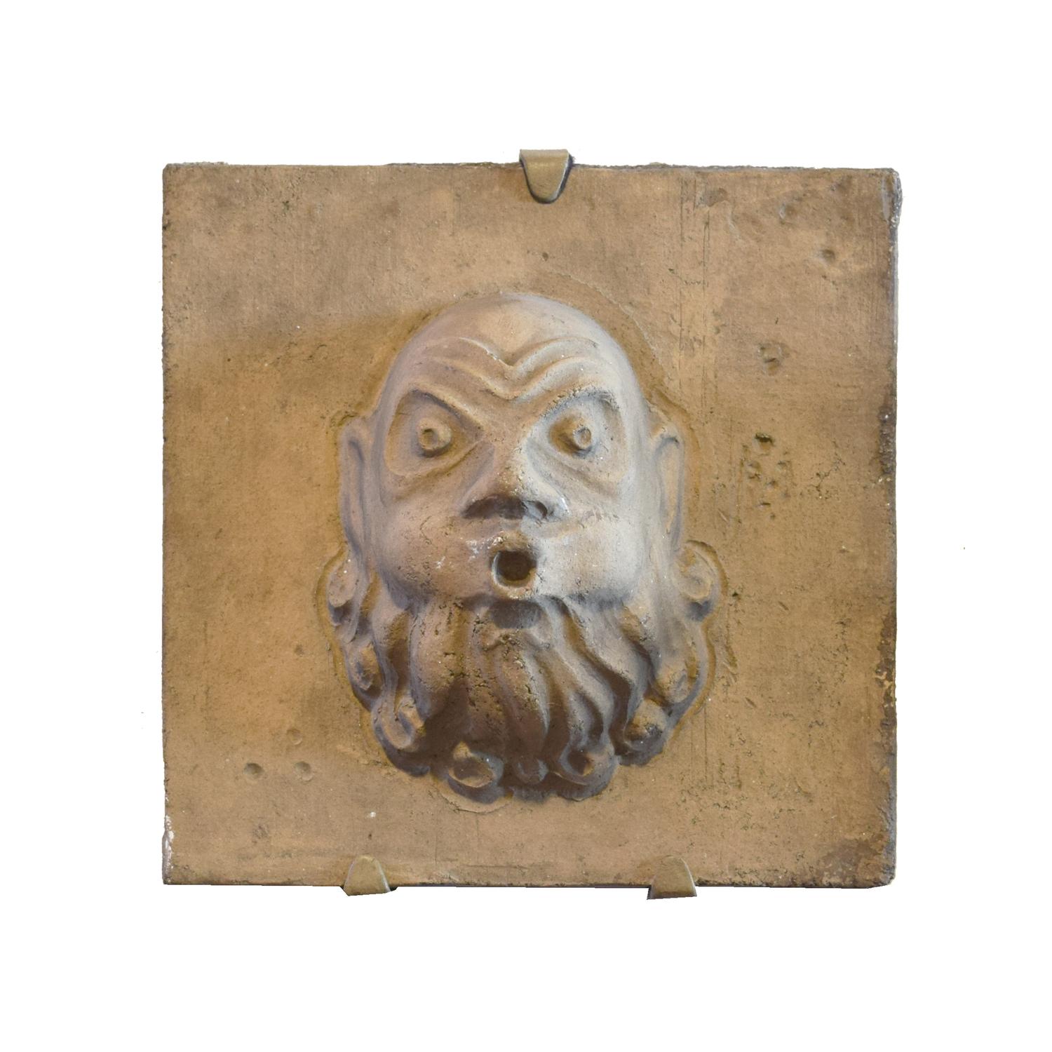 Four Edgar Miller Terra Cotta Tile Reliefs 7.75" W x 3" D x 7.5" H, each — United States, Circa 1940