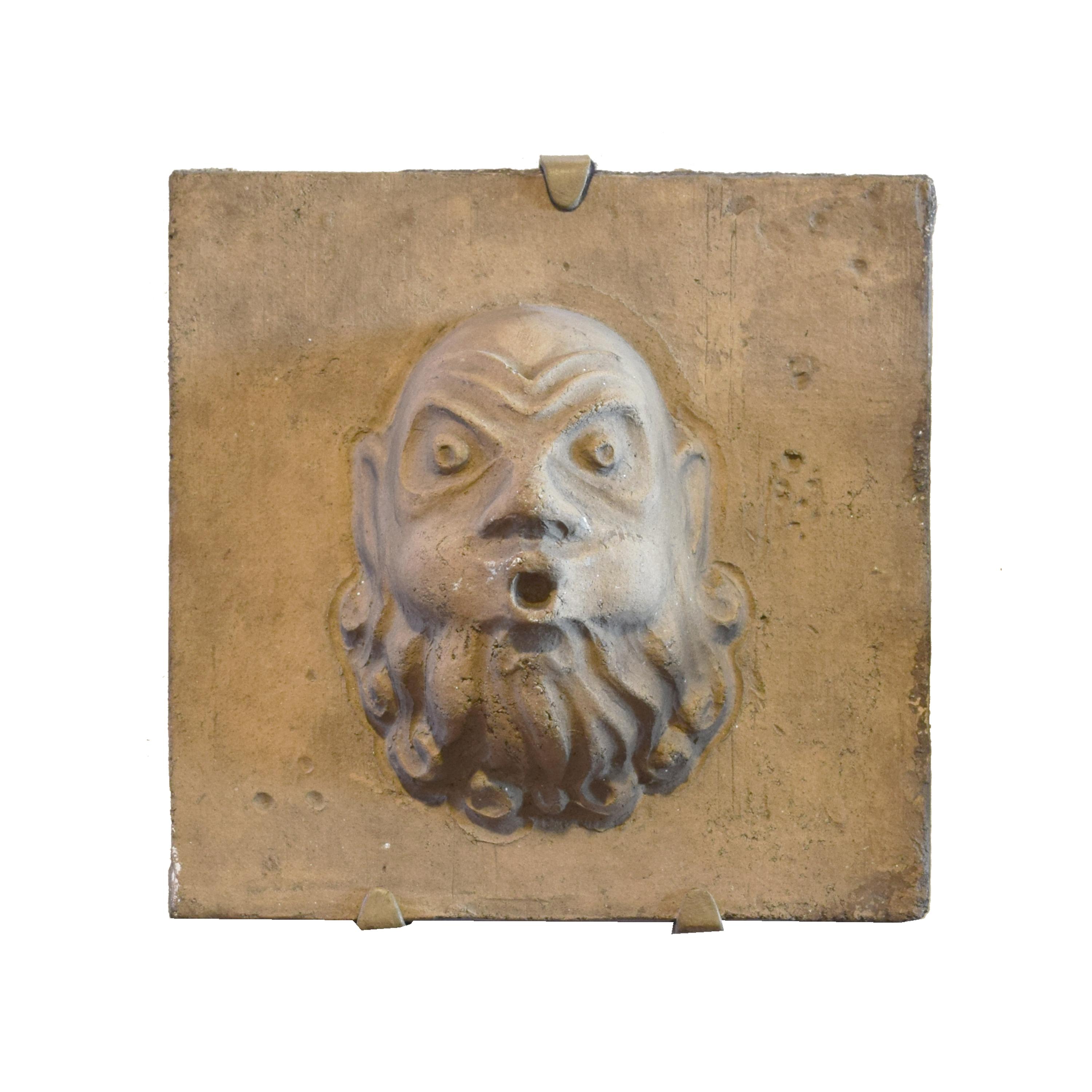 Four Edgar Miller Terra Cotta Tile Reliefs 7.75" W x 3" D x 7.5" H, each — United States, Circa 1940