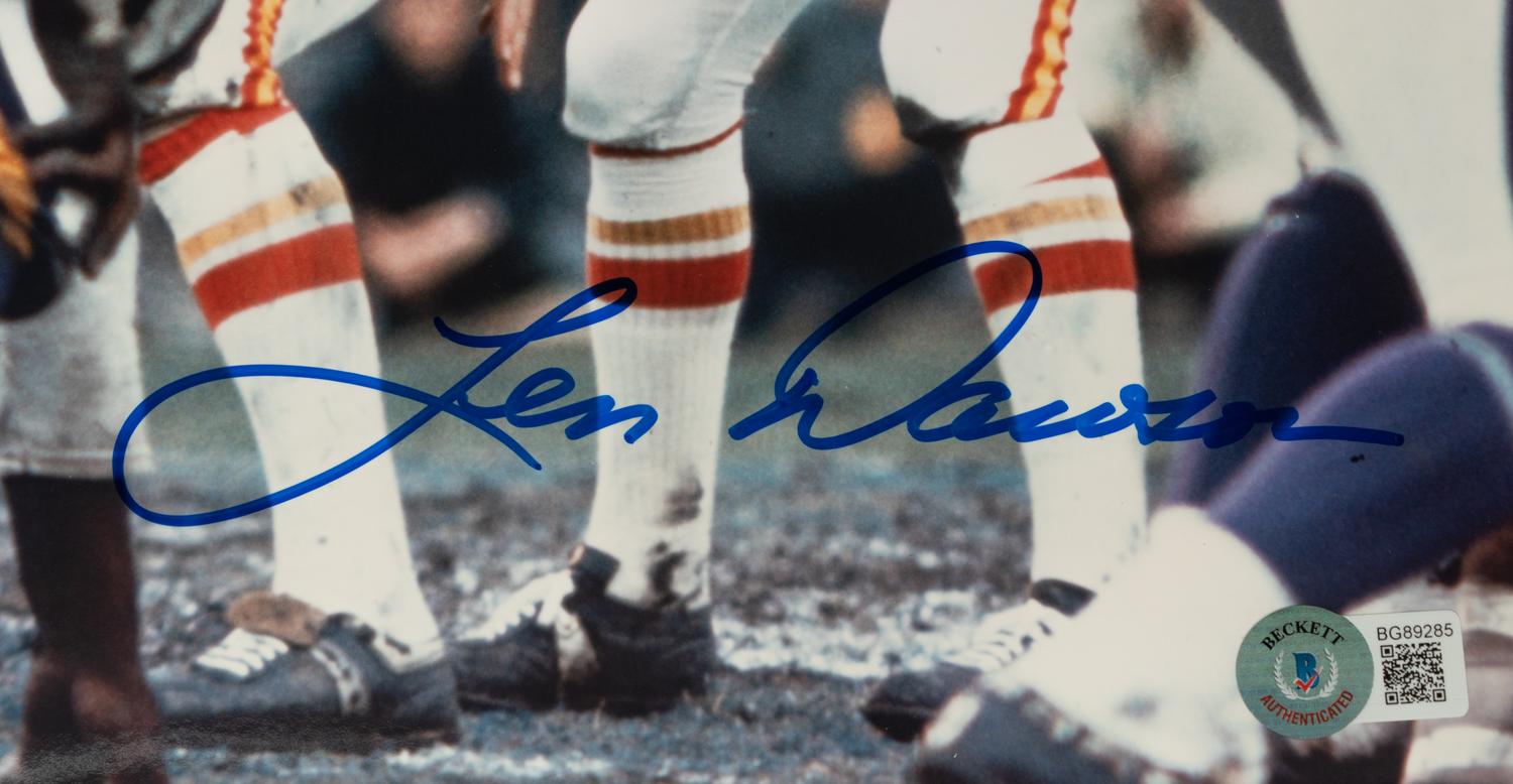 A Group of 14 Pro Football Hall of Fame Signed Autograph Photos (Beckett Authentication Services BAS Certified)