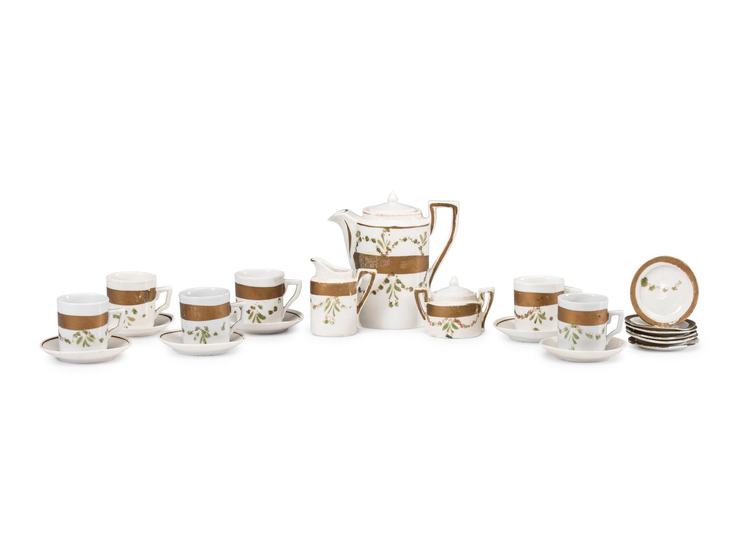 A Child's Porcelain Coffee Set