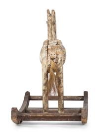 A Folk Art Painted Rocking Horse