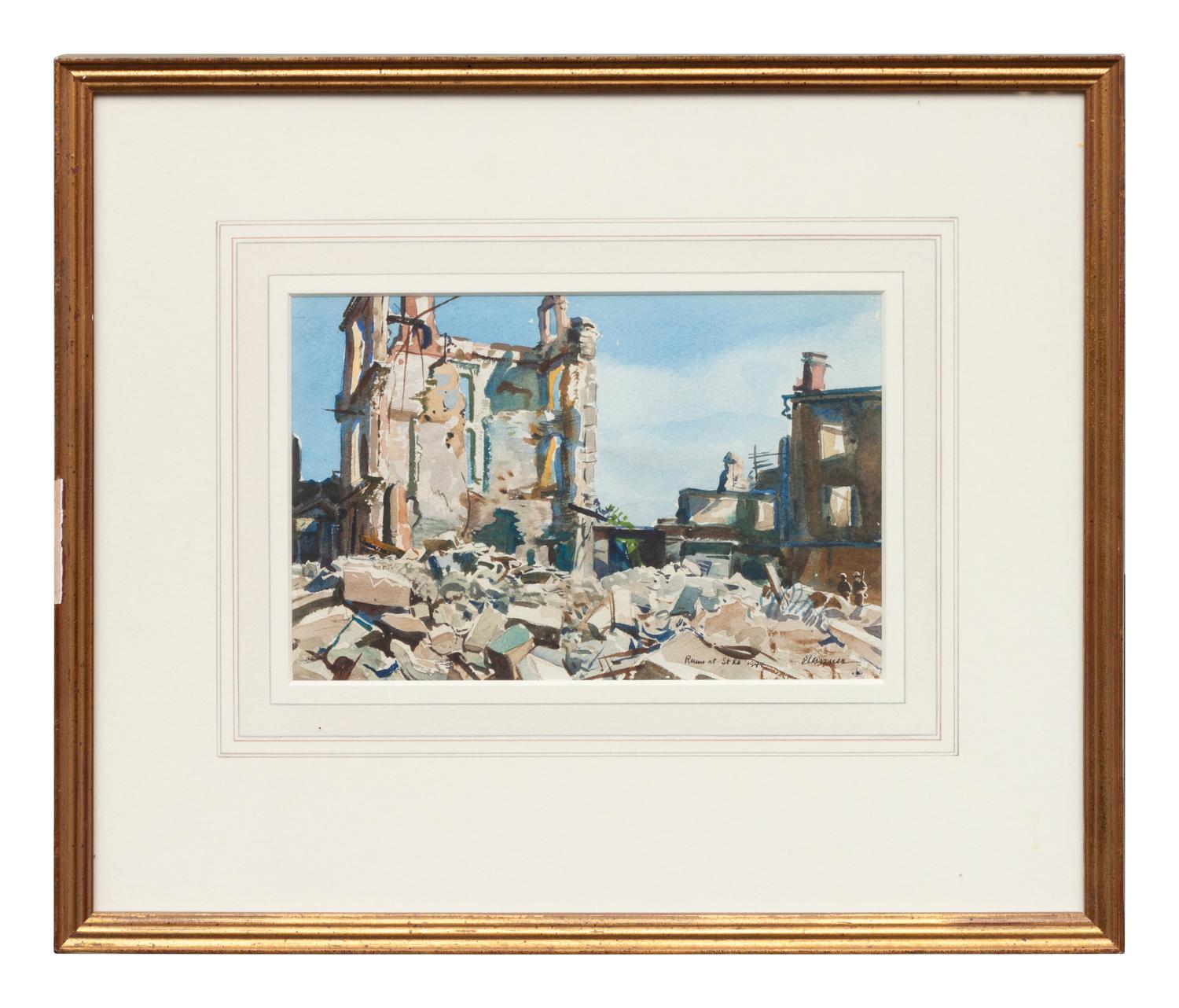 Ruins At Saint - Lô