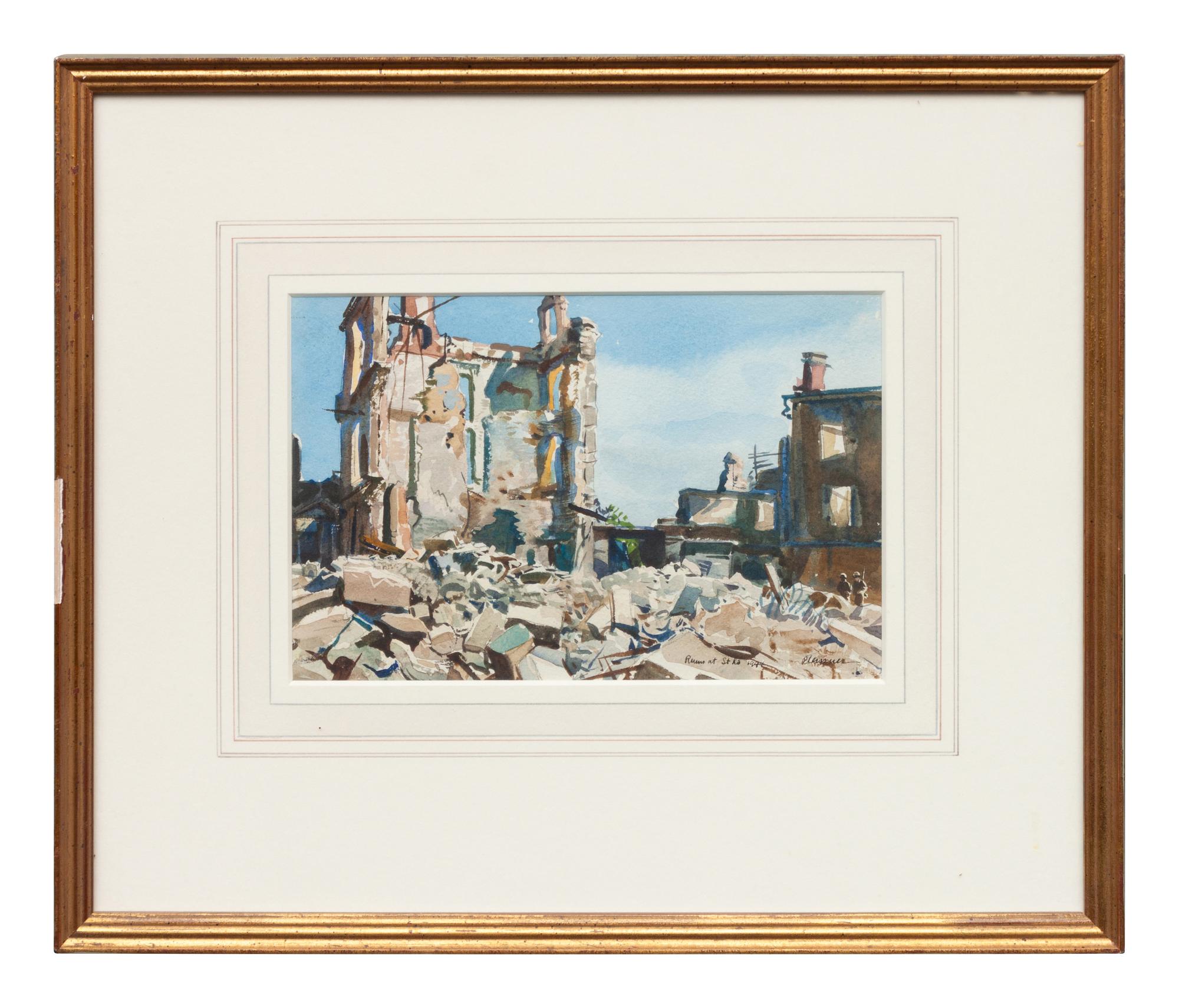 Ruins At Saint - Lô