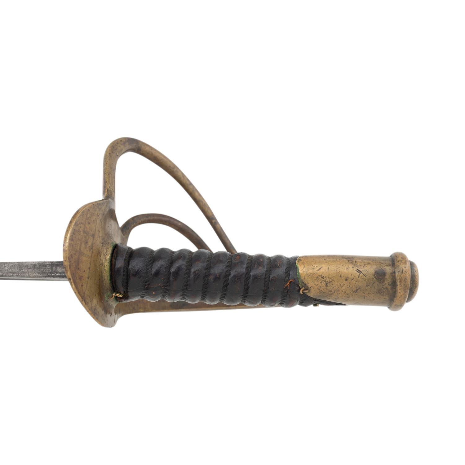 Unmarked Confederate Enlisted Cavalry Saber by Memphis Novelty Works