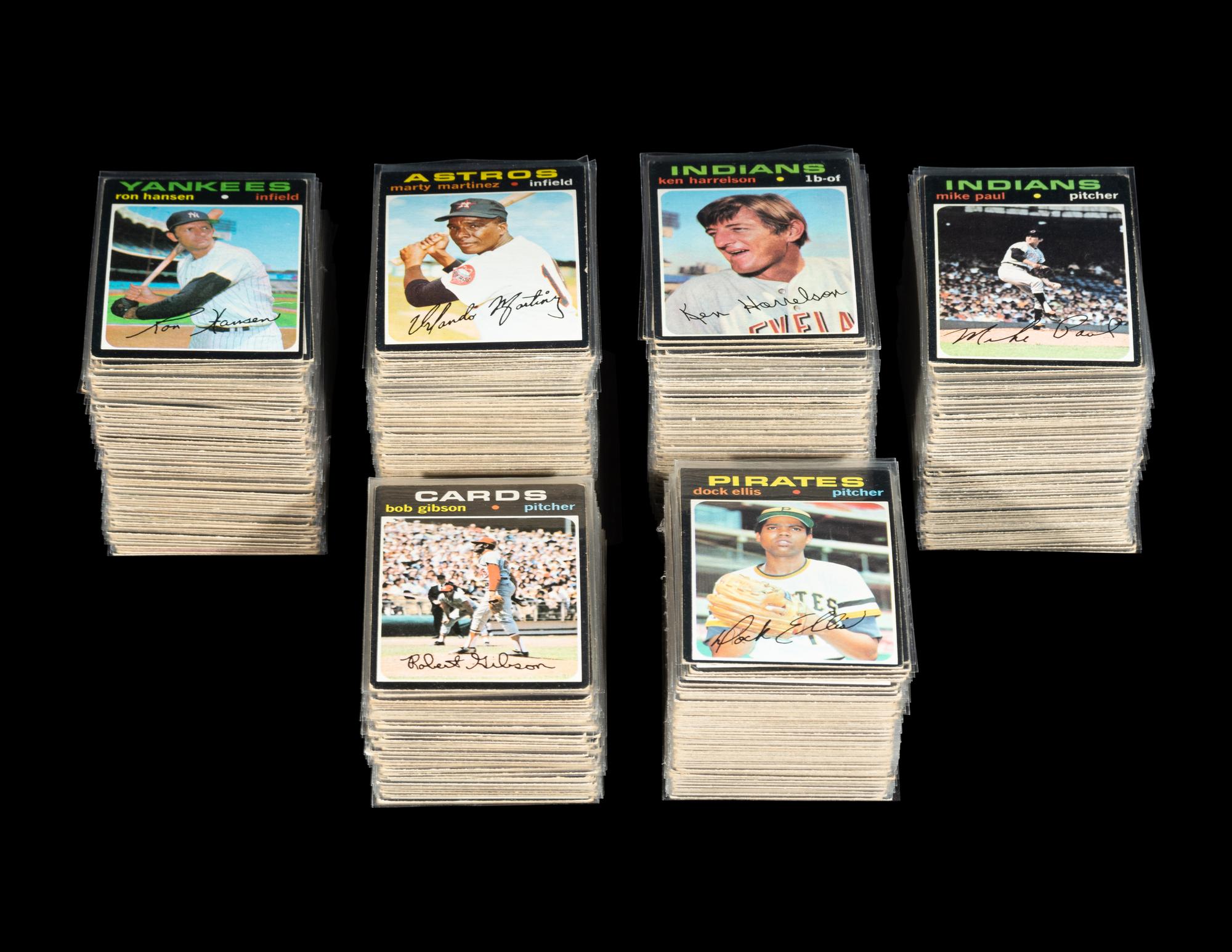 A Complete Set of 1971 Topps Baseball Cards (752/752)