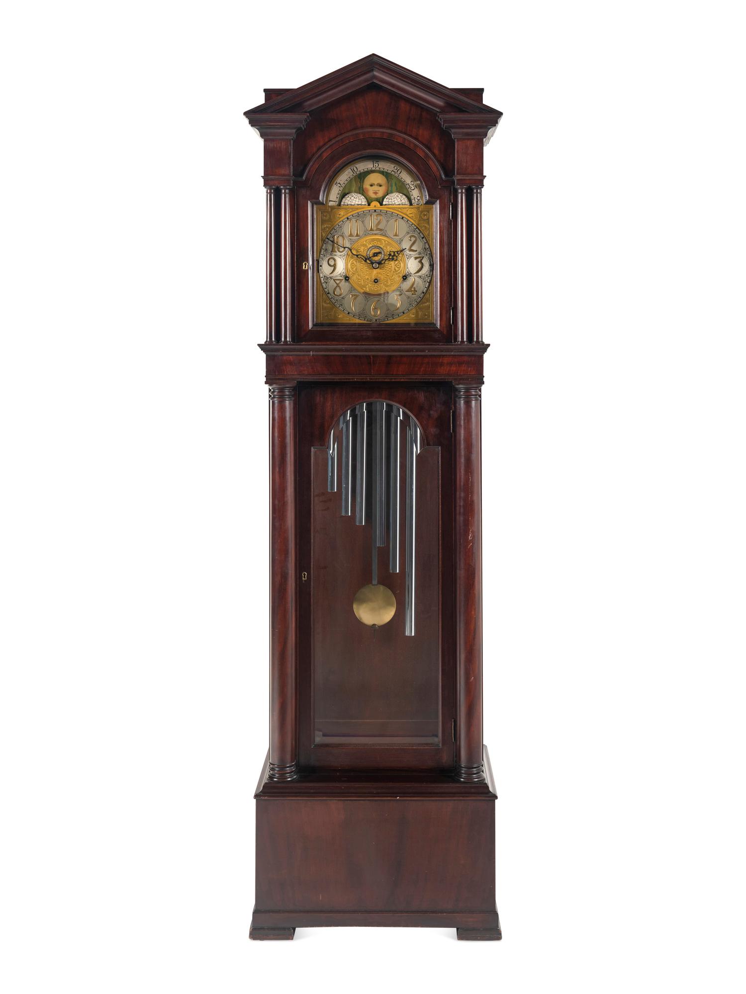 A Mahogany Tall Case Clock