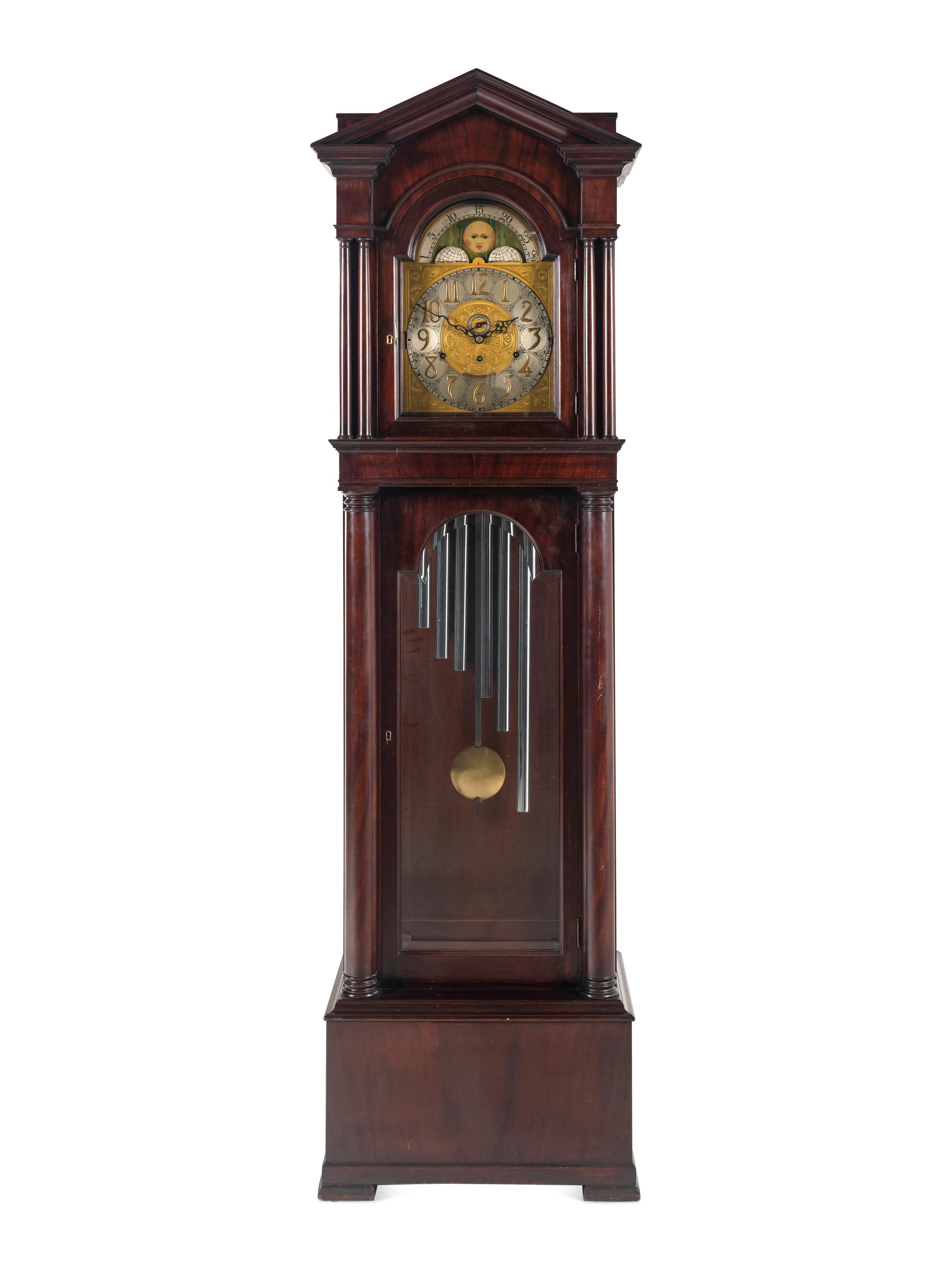 A Mahogany Tall Case Clock
