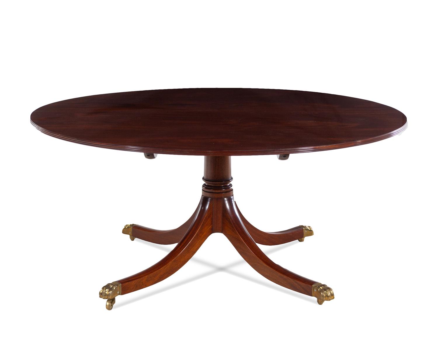 A Regency Style Mahogany Circular Dining Table