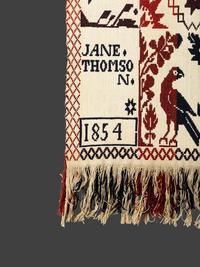 A Double Rose and Bird Pattern Jacquard Coverlet