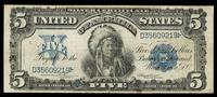 A United States Series 1899 Indian Chief $5 Silver Certificate — Fr. 237