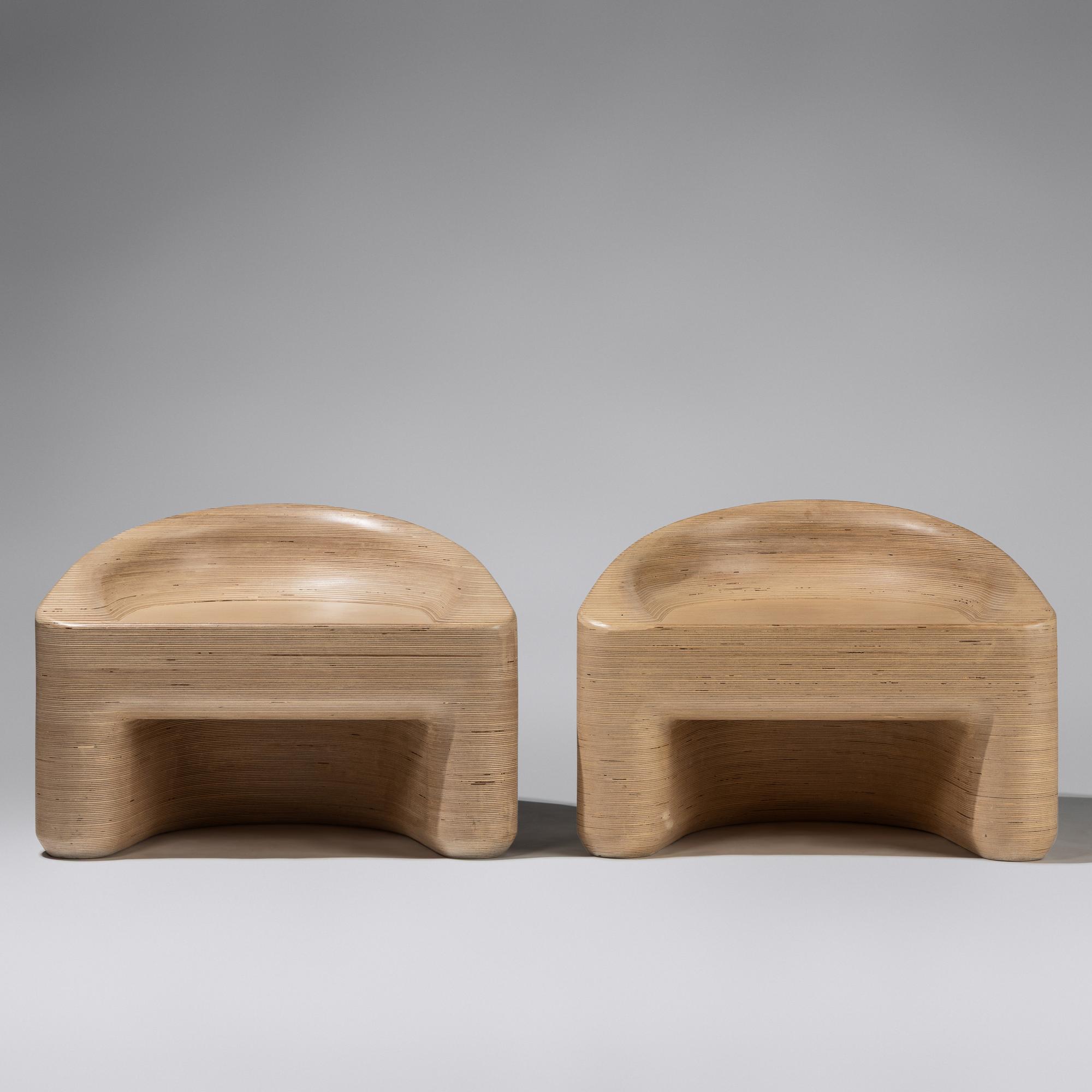 Pair of Stack chairs for Partners & Spade, 2021