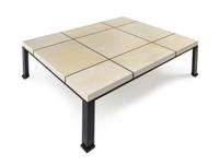 American, LATE 20TH CENTURY, a large low table