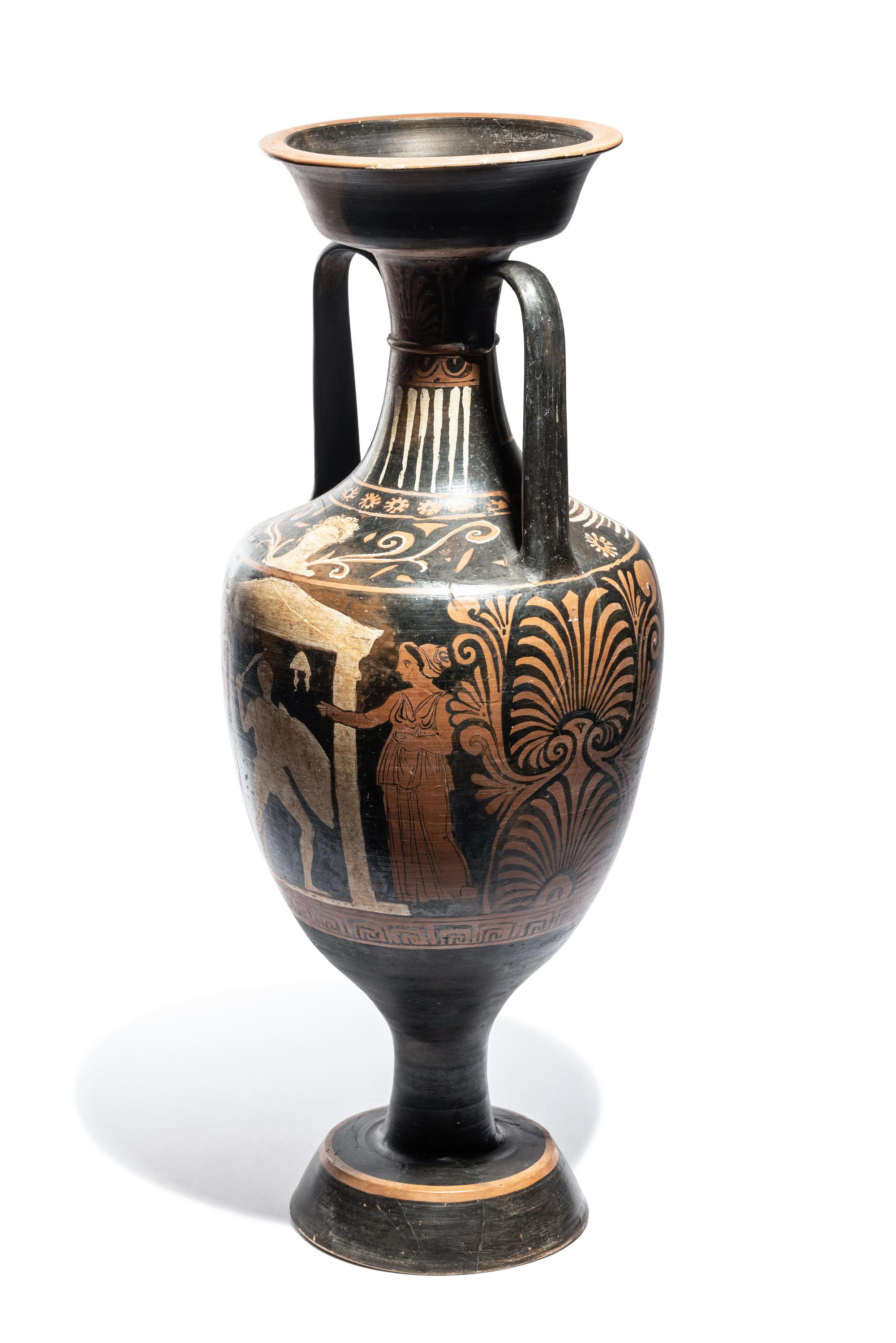 An Apulian Red-Figured Neck Amphora