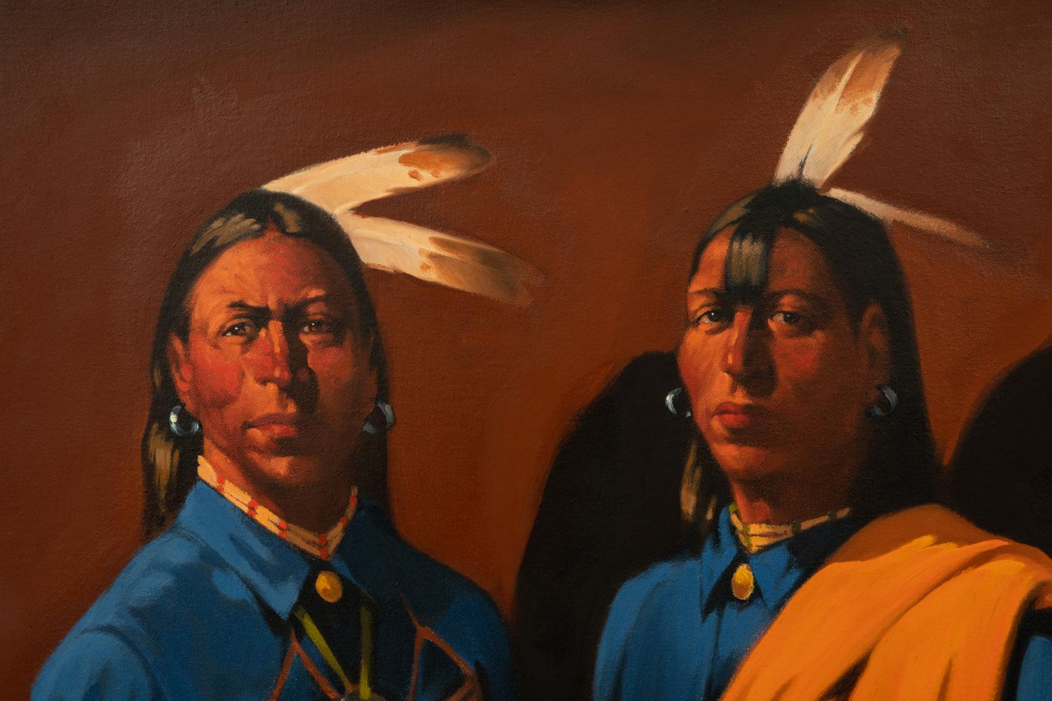 Two Scouts with Rifle