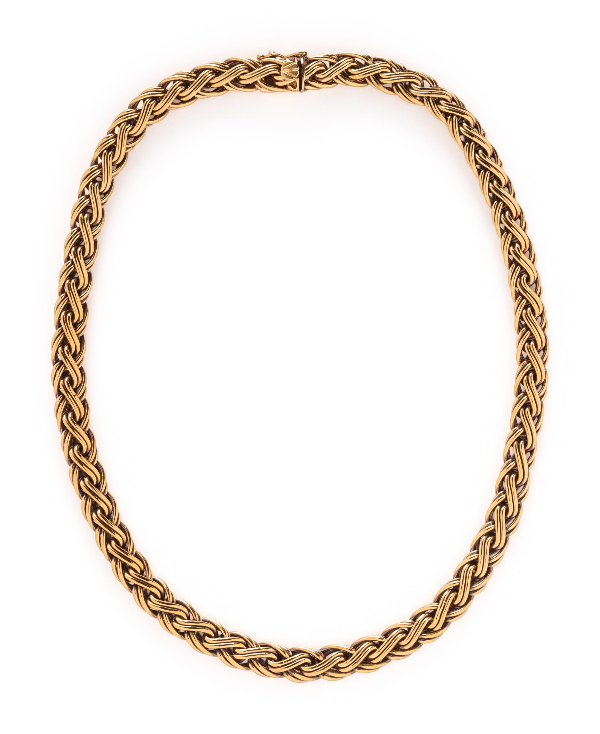 YELLOW GOLD NECKLACE