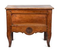 A Louis XV Provincial Walnut Bread Cabinet