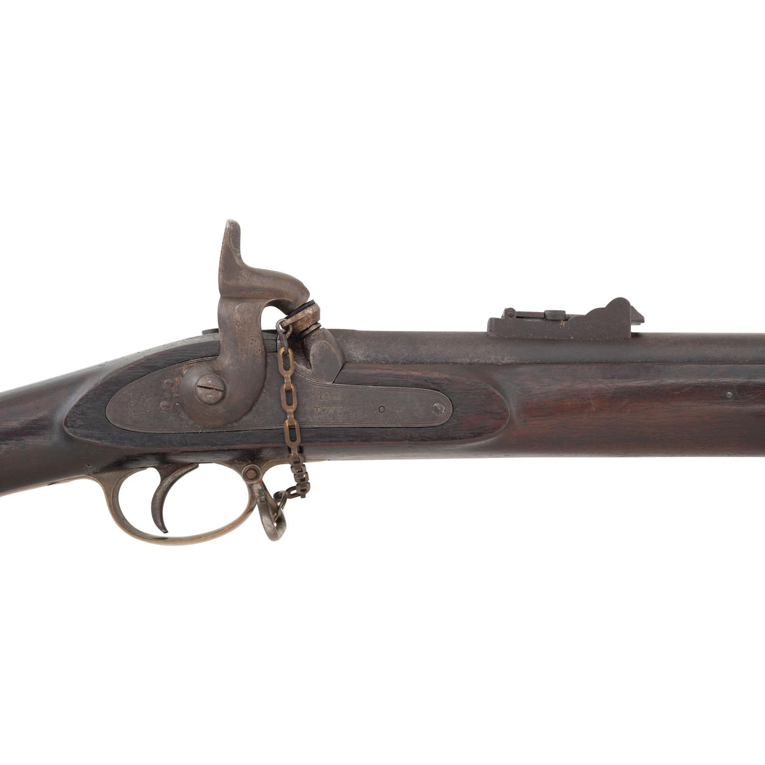 1863 Dated English Pattern 1853 Enfield Rifle Musket by Bentley & Playfair