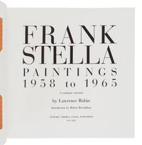 [STELLA, Frank (b. 1936] RUBIN, Lawrence. Frank Stella: Paintings 1958 to 1965. A Catalogue Raisonné. New York: Stewart, Tabori & Chang, 1986.
