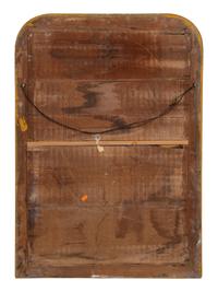 A Silvered-Wood Domed Mirror — EARLY 20TH CENTURY